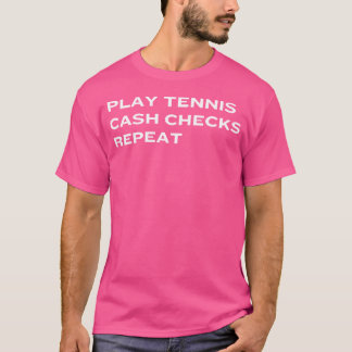 Camiseta Reproduzir Verificações de Caixa do Tênis