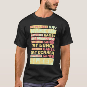 Camiseta Reproduzir Videos games