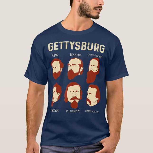 Camiseta Repromulgação da Guerra Civil Americana em Gettysb (Frente)