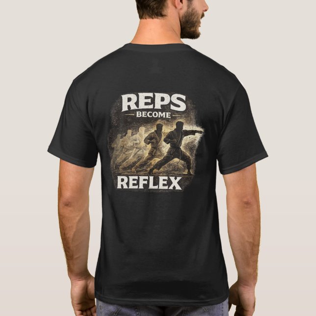 Camiseta Reps Become Reflex Karate (Verso)