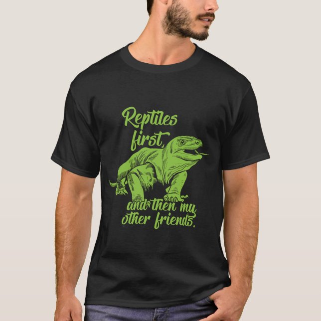 Camiseta Repteis amantes (Frente)
