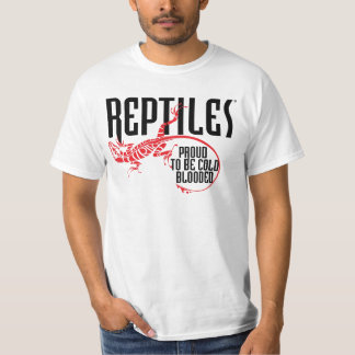 Camiseta RÉPTEIS - orgulhosos ser Blooded frio