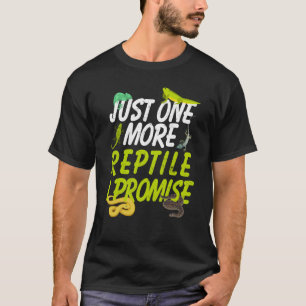 Camiseta Répteis Só Mais Um Réptil Que Prometo