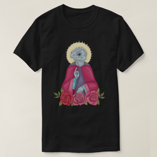 Camiseta réptil (Frente do Design)