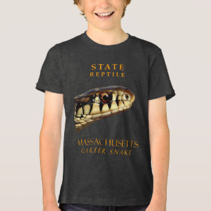 Camiseta Réptil do Território de Massachusetts A Cobra-de-l