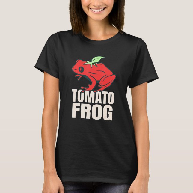 Camiseta Réptil Sapo de tomate e anfíbio para Zookeeper An (Frente)