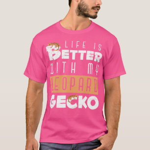 Camiseta Reptile Keeper Lizard Animal Pet Owner Cute Leopar