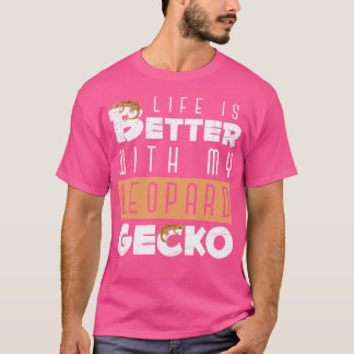 Camiseta Reptile Keeper Lizard Animal Pet Owner Cute Leopar