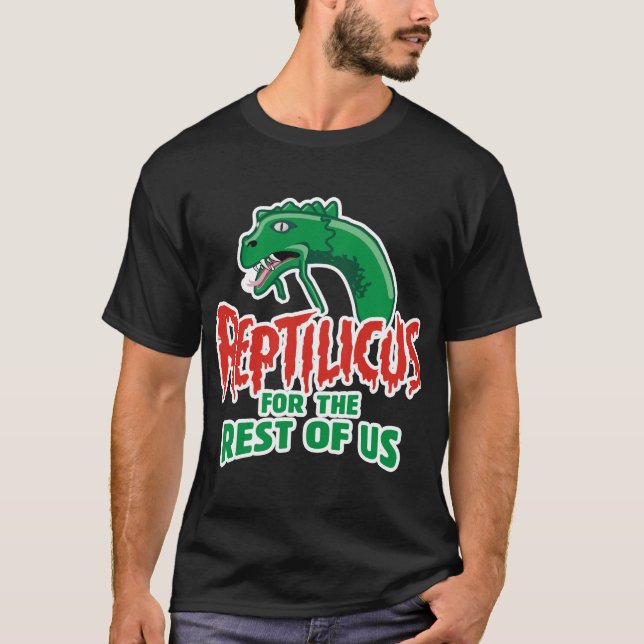 Camiseta Reptilicus para o resto de nós (Frente)