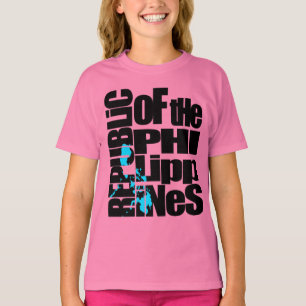 Camiseta Republic of the Philippines (camisa dos miúdos)