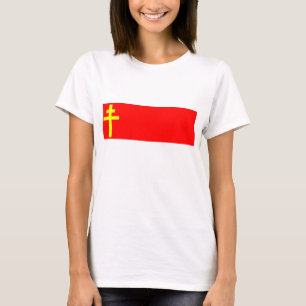 Camiseta República bandeira de Alsácia-Lorena, France