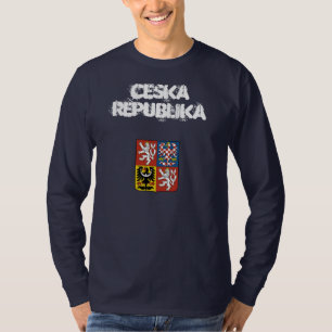 Camiseta República checa Ceska Republika com brasão