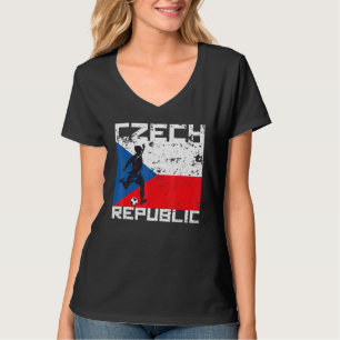 Camiseta República Checa Futebol Fan Jersey Flag