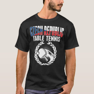 Camiseta República Checa Mesa Ping Pong Suppo na República