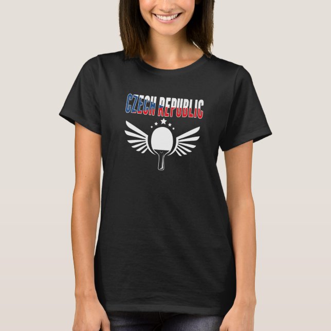 Camiseta República Checa Ping Pong Mesa Checo Suppo (Frente)