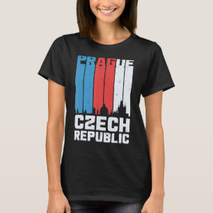 Camiseta República Checa Praga Skyline Praga