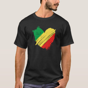 Camiseta República Congo Flag I love Congo in my DNA Congol