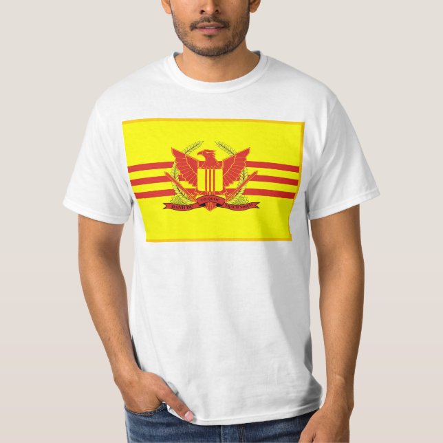 Camiseta República da bandeira das forças militares de (Frente)