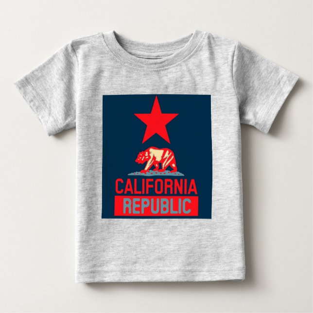 Camiseta República da Califórnia no Estilo de Esperança Urb (Frente)