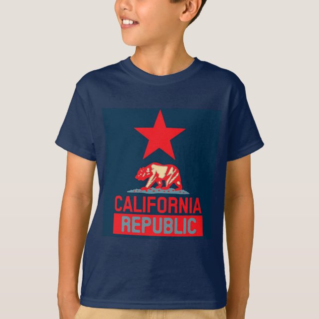 Camiseta República da Califórnia no Estilo de Esperança Urb (Frente)