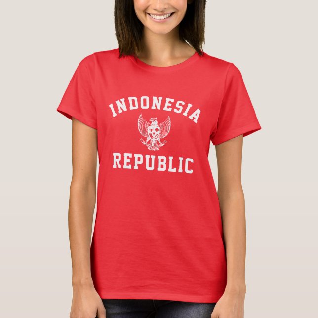 Camiseta República da Indonésia  (Frente)