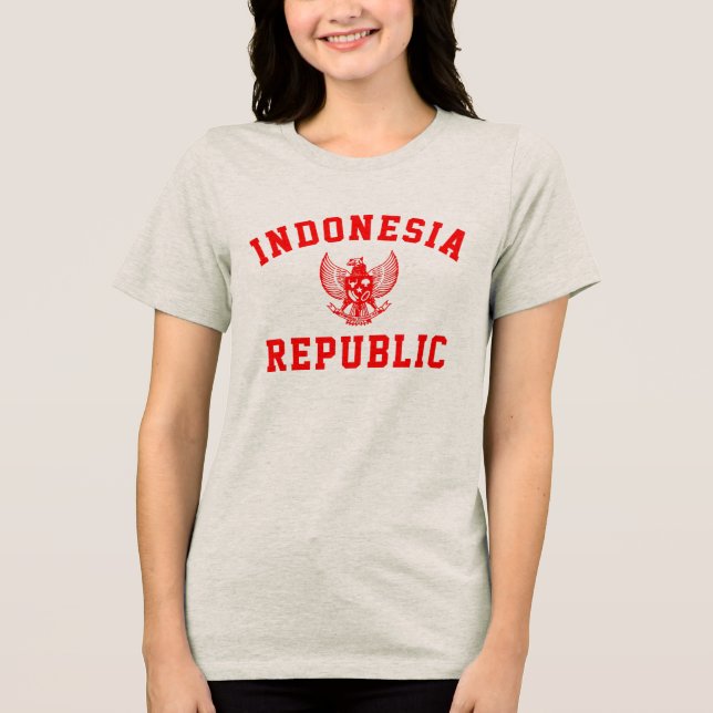 Camiseta República da Indonésia (Frente)