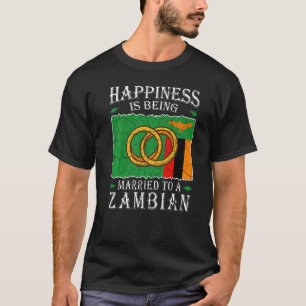 Camiseta República da Zâmbia Raízes da Herança Casamento Za