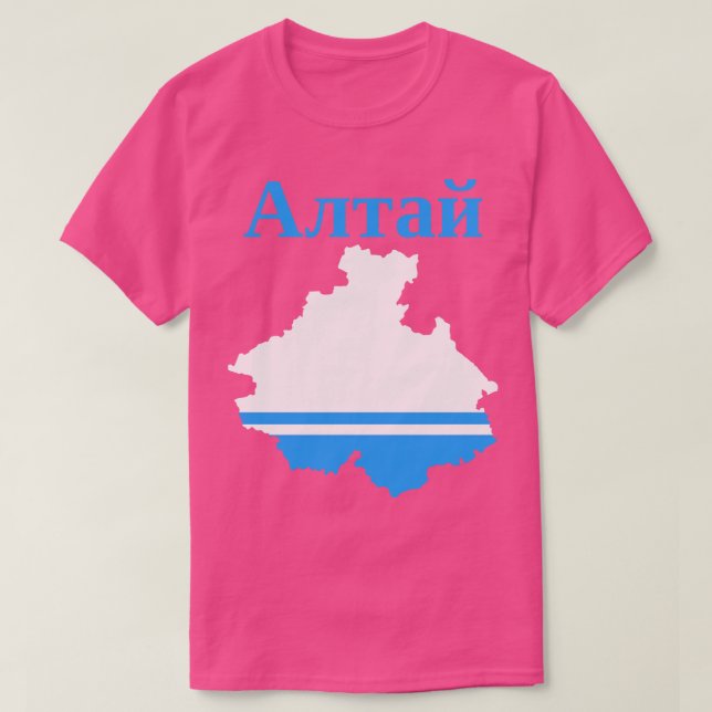 Camiseta República de Altai Rússia (Frente do Design)