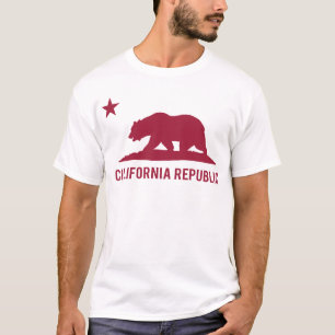 Camiseta República de Califórnia - básica - vermelho
