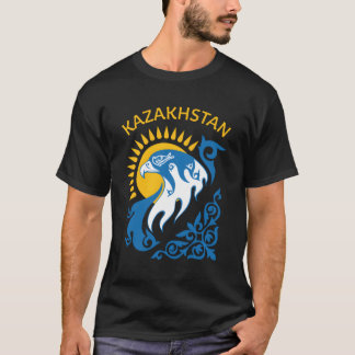 Camiseta República do Cazaquistão Bandeira do Cazaquistão