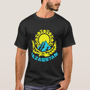 Camiseta República do Cazaquistão Bandeira do Cazaquistão 1