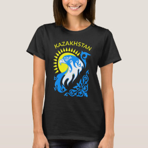 Camiseta República do Cazaquistão Bandeira do Cazaquistão 1
