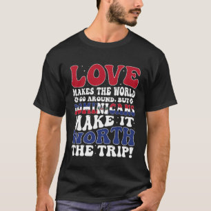 Camiseta República Dominicana Bandeira Homens e Mulheres Cu