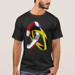 Camiseta República Dominicana Bandeira Jamaica Grown Ring M