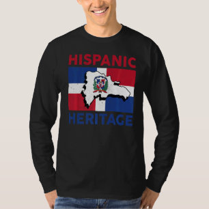 Camiseta República Dominicana Bandeira Patrimônio Hispânico