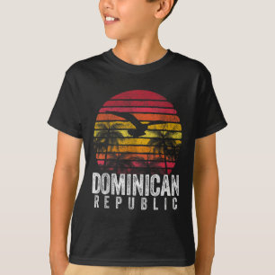 Camiseta República Dominicana Homens das Ilhas Retro