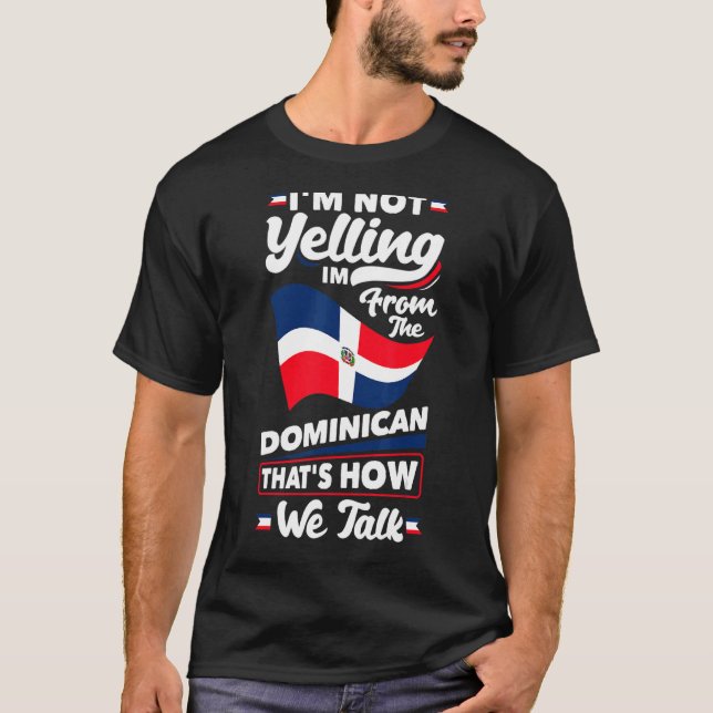 Camiseta República Dominicana Im Não Gritando 1 (Frente)
