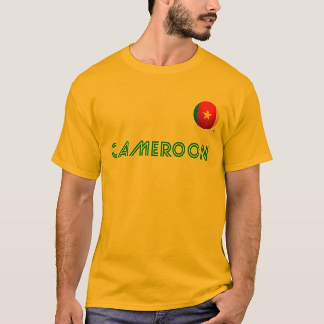 Camiseta República dos Camarões - futebol de Indomables dos (Frente)