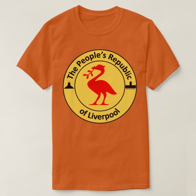 Camiseta República Popular do Liverpool RED (Frente do Design)