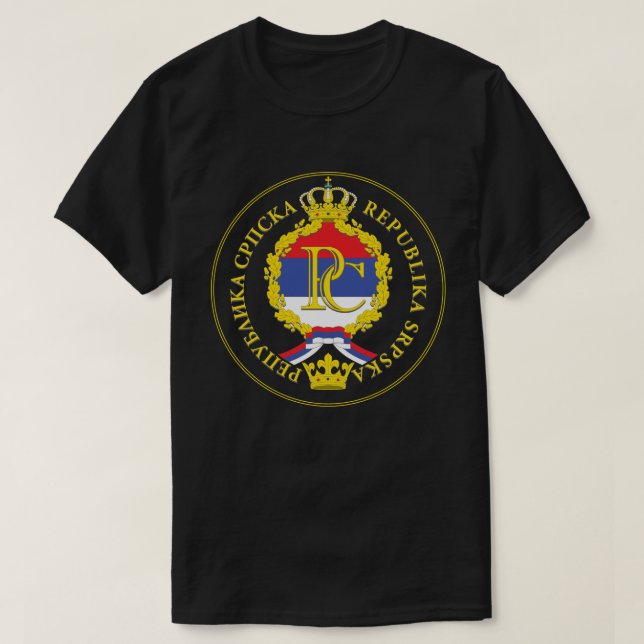 Camiseta República Sérvia (Frente do Design)