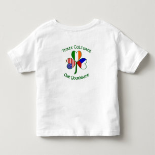 Camiseta República Tcheca Irlanda EUA Trevo Bandeira Person