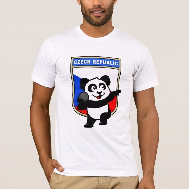 Camiseta República Tcheca Shot Put Panda (Frente)
