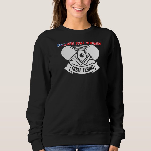Camiseta República Tcheca Tênis de Mesa   Apoie o Ping P Tc (Frente)