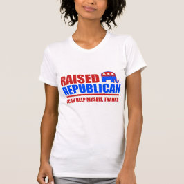 Camiseta Republicano aumentado. Eu posso ajudar-se