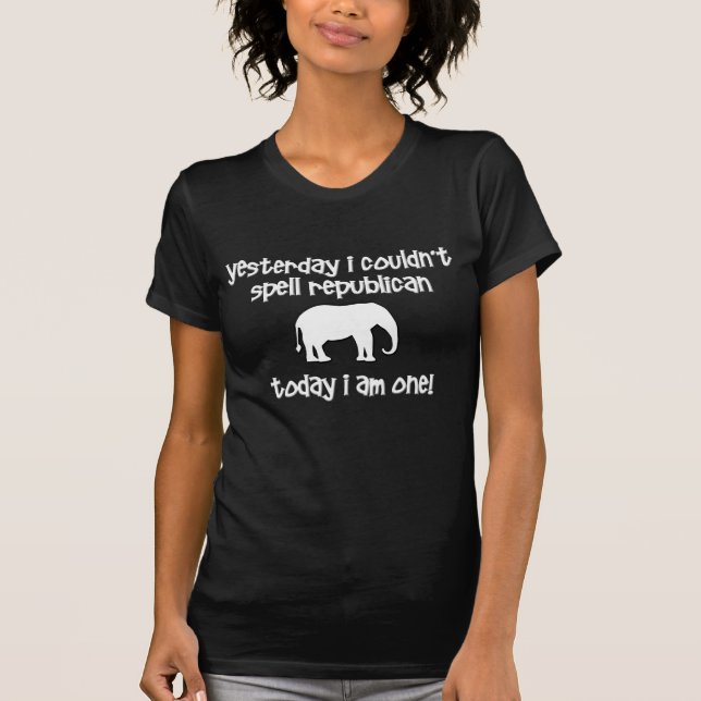 Camiseta republicano engraçado (Frente)