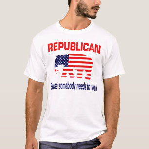Camiseta Republicano - porque alguém precisa de trabalhar