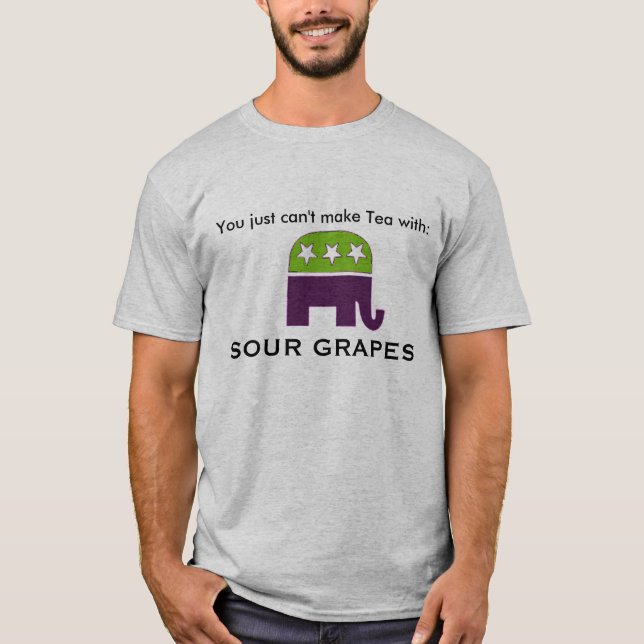 Camiseta republicano, você apenas não pode fazer o chá com: (Frente)