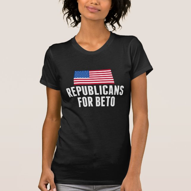 Camiseta Republicanos para Beto O'Rourke 2020 (Frente)