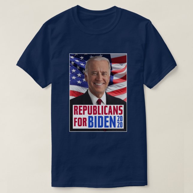 Camiseta Republicanos pelo Presidente dos EUA Joe Biden 202 (Frente do Design)