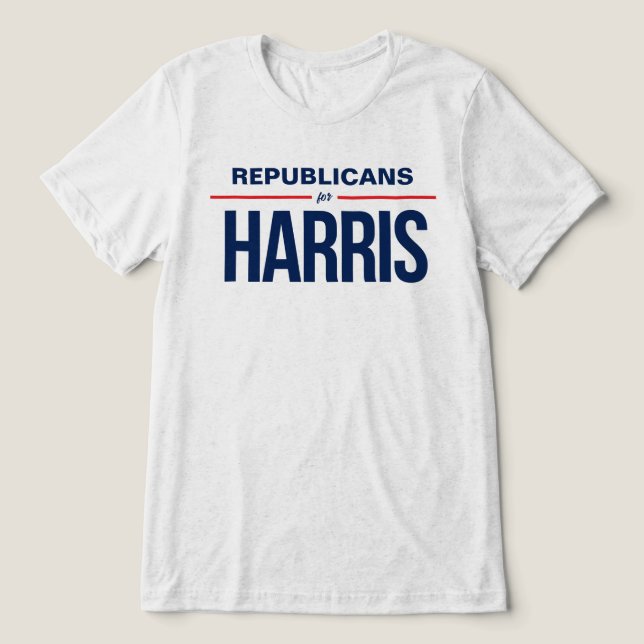 Camiseta Republicanos por Harris (Design frontal)